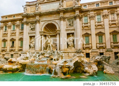 Rome, Italy - The Trevi Fountain. Rome, Italy - The Trevi Fountain. 30455755