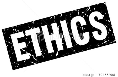 square grunge black ethics stamp 30455908