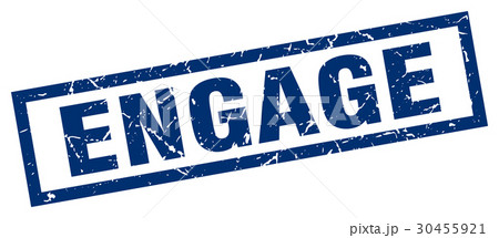 square grunge blue engage stamp square grunge blue engage stamp 30455921