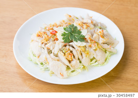 Boiled Pork with Lime Garlic and Chili Sauce Boiled Pork with Lime Garlic and Chili Sauce 30458497