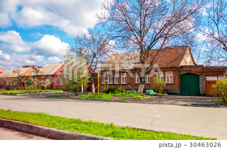 beautiful landscape street Vladikavkaz cityscape beautiful landscape street Vladikavkaz cityscape 30463026