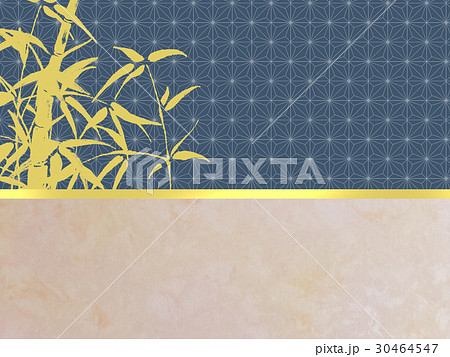 和風素材　竹　和の素材　伝統模様 30464547