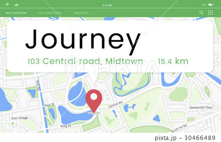 Map GPS Location Direction Position Graphic Map GPS Location Direction Position Graphic 30466489