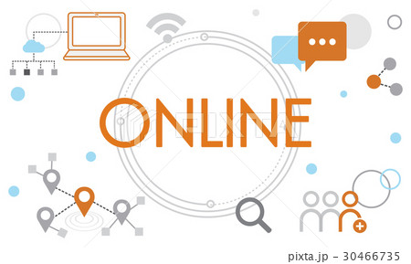 Communication Networking Connection Online Communication Networking Connection Online 30466735