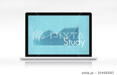 Corporate business line graph report Corporate business line graph report 30466885