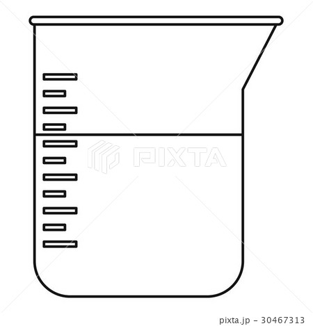 Kitchen measuring cup icon, outline style Kitchen measuring cup icon, outline style 30467313