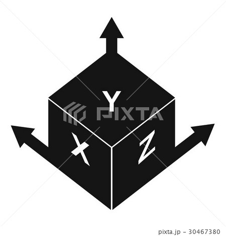 Measurement cube square icon, simple style Measurement cube square icon, simple style 30467380