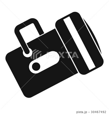 Flashlight icon, simple style 30467492