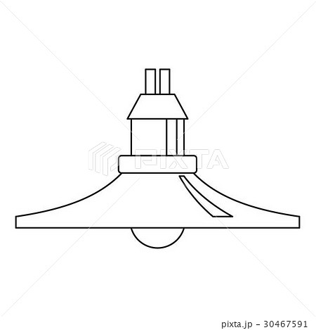 Hanging lantern icon, outline style 30467591