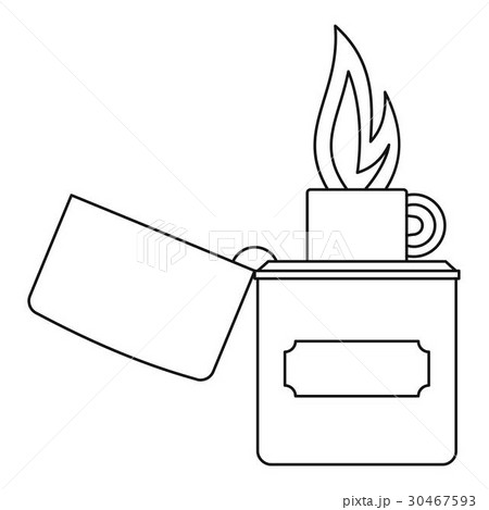 Lighter icon, outline style 30467593
