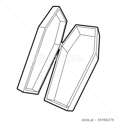 Coffin icon, outline style 30468270