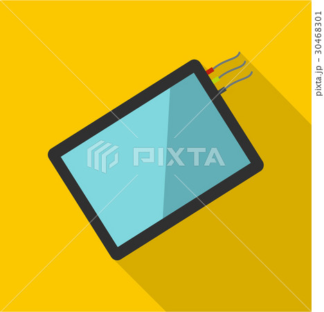 One phone icon, flat style One phone icon, flat style 30468301