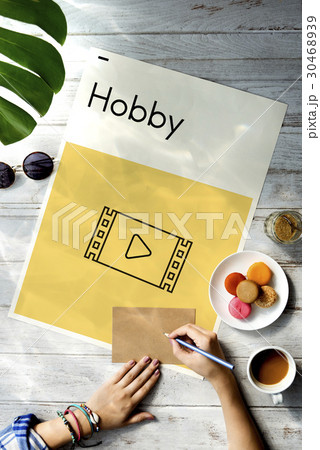 Relax Enjoyment Leisure Hobby Movie Icon Relax Enjoyment Leisure Hobby Movie Icon 30468939