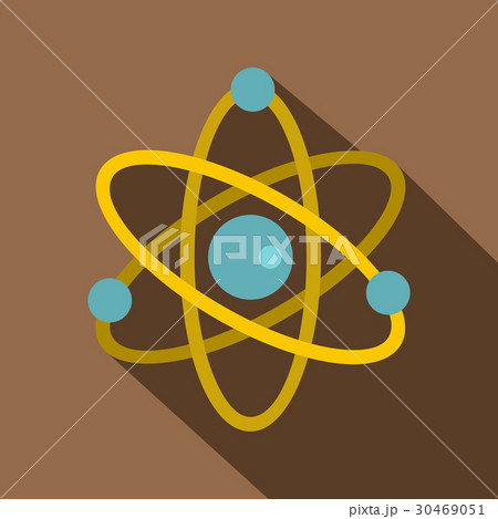 Atom icon, flat style Atom icon, flat style 30469051