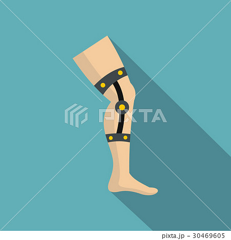 Retentive bandage icon, flat style 30469605