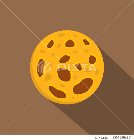 Dead planet icon, flat style 30469637