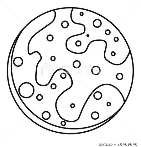 Mars icon, outline style 30469640