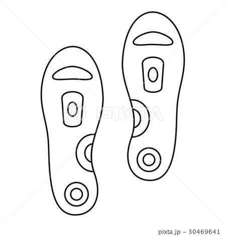 Orthopedic insoles icon, outline style 30469641