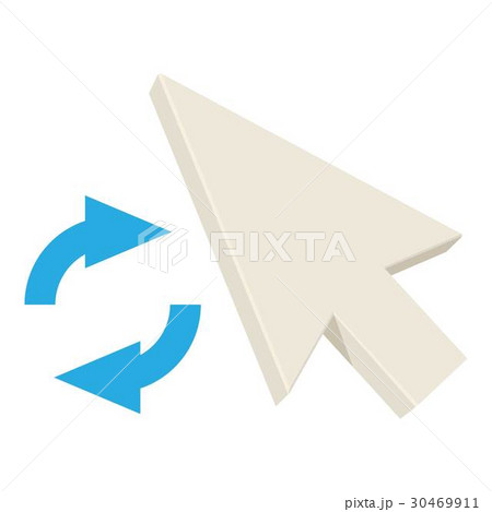 Loading pointer icon, cartoon style Loading pointer icon, cartoon style 30469911