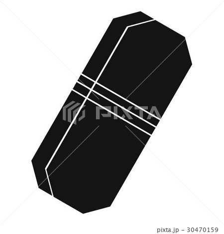 Pencil eraser icon, simple style Pencil eraser icon, simple style 30470159