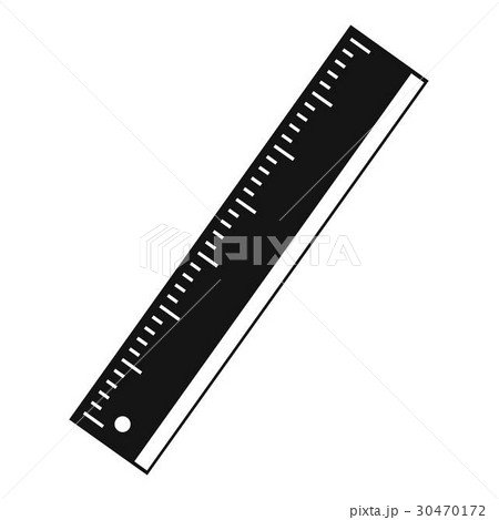 Yardstick icon, simple style Yardstick icon, simple style 30470172