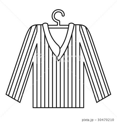 Pajama shirt icon, outline style 30470210