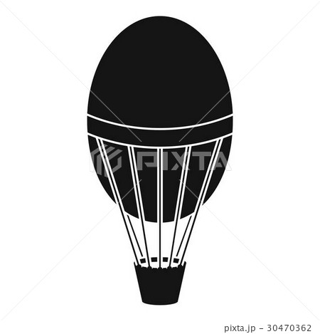 Hot air balloon icon, simple style Hot air balloon icon, simple style 30470362