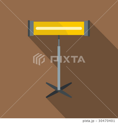 Home heating appliance icon, flat style Home heating appliance icon, flat style 30470401