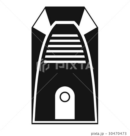 Modern electric home heater icon, simple style Modern electric home heater icon, simple style 30470473