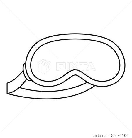 Sleeping mask icon, outline style Sleeping mask icon, outline style 30470500