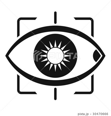 Eye icon, simple style Eye icon, simple style 30470666