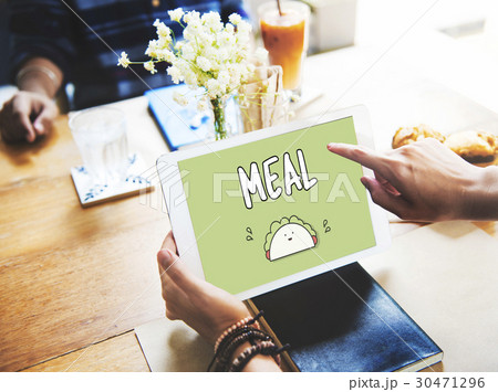 Meal Food Nutrition Sandwich Eating Calories Concept Meal Food Nutrition Sandwich Eating Calories Concept 30471296