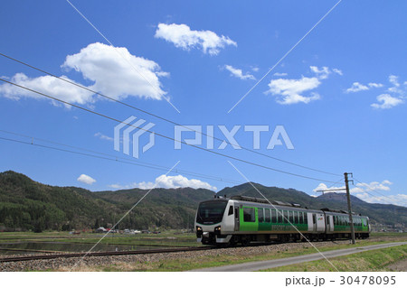 大糸線　春の田園 30478095