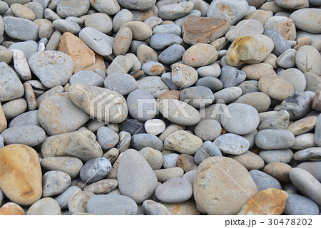 ホノホシ海岸の丸石 30478202
