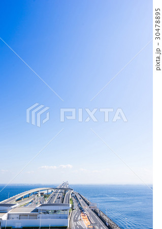 Umi Hotaru parking area island Tokyo bay aqua line 30478895