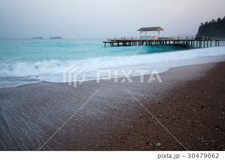 Summer arbor on beach Summer arbor on beach 30479062
