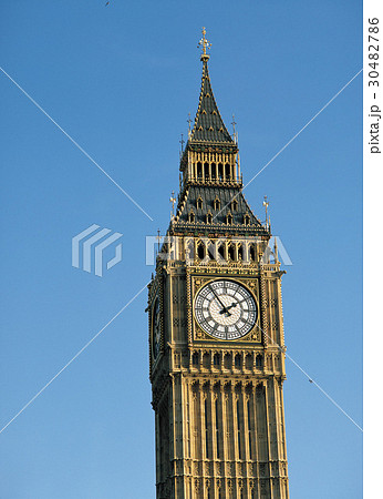 ロンドン ビッグベン 時計塔の写真素材