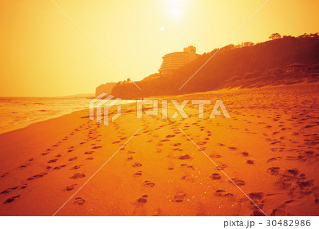 西帰浦市 シルエット 済州島 30482986