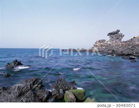 海 龍頭岩 済州島 30483071