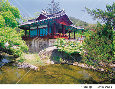 古建築 木 池 30483983