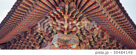 古建築 モノラル 対称 30484149