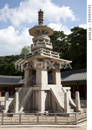 古建築 木 石塔 30484442