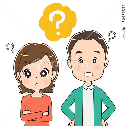 疑問を持っているアラフォー夫婦 30486336