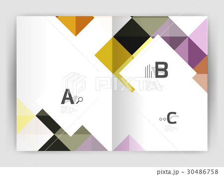 Vector square template background Vector square template background 30486758