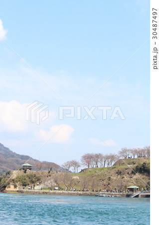 船舶から見た能島 30487497