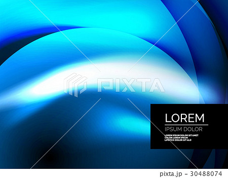 Shiny vector silk wave abstract background 30488074