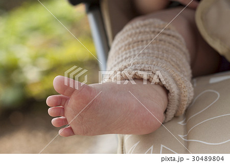 赤ちゃんの足の裏の写真素材