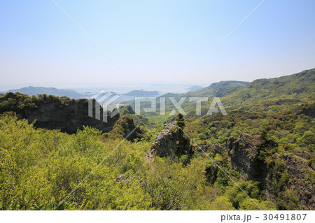 香川県小豆島町 寒霞渓 四望頂からの風景(表12景 第12景) 香川県小豆島町 寒霞渓 四望頂からの風景(表12景 第12景) 30491807
