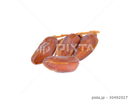 Dates  Palm fruit isolated on white background 30492027