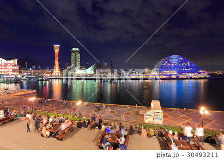 神戸ハーバーランドからの夜景 30493211
